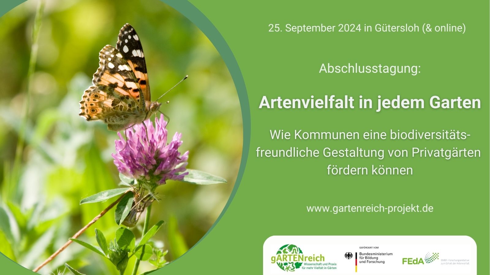 Abschlußtagung (hybrid) Projekt gARTENREICH