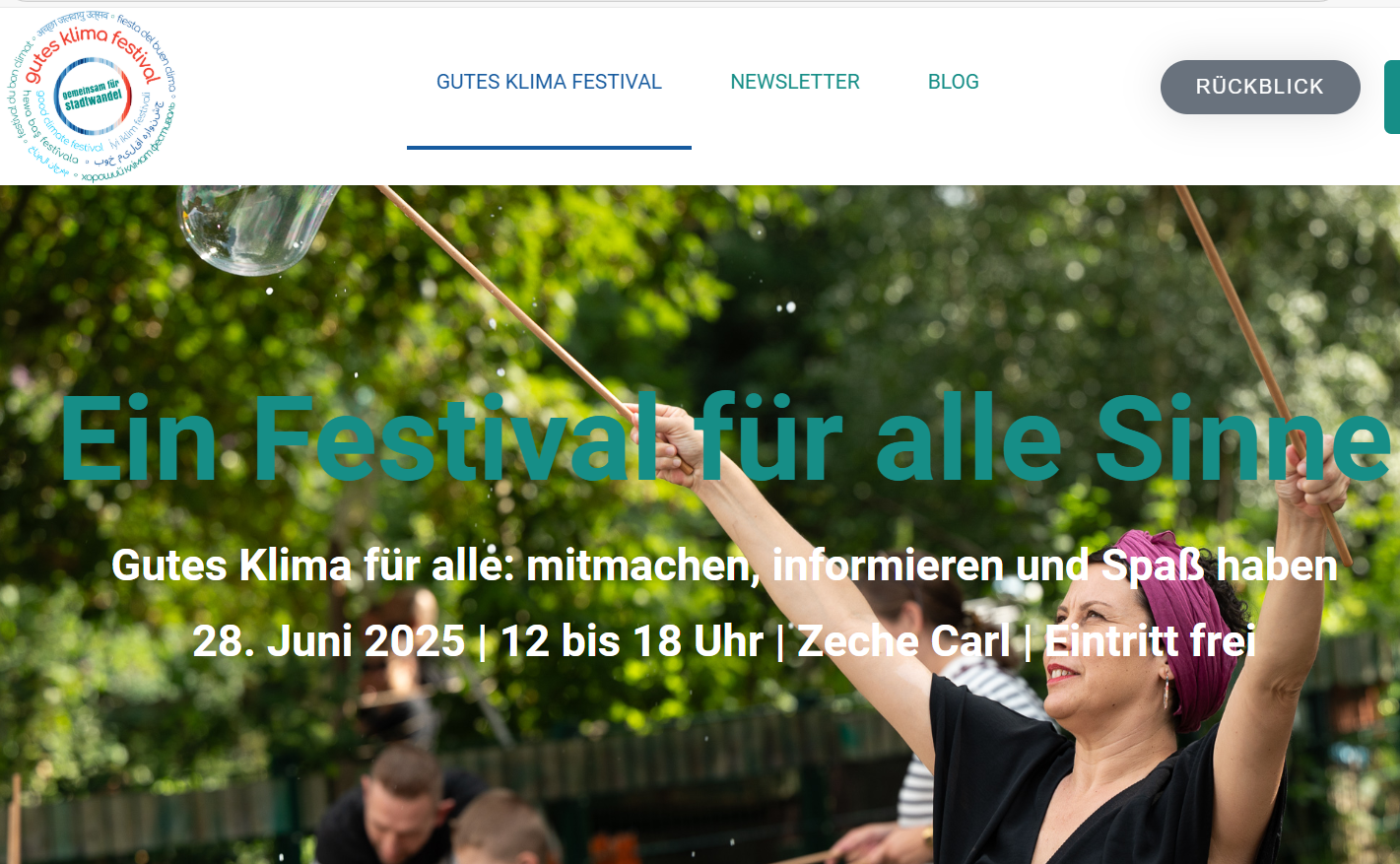 Gutes Klima Festival auf Zeche Carl