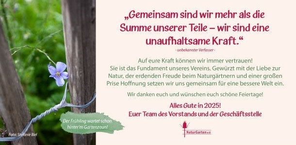 Wir sagen Danke!